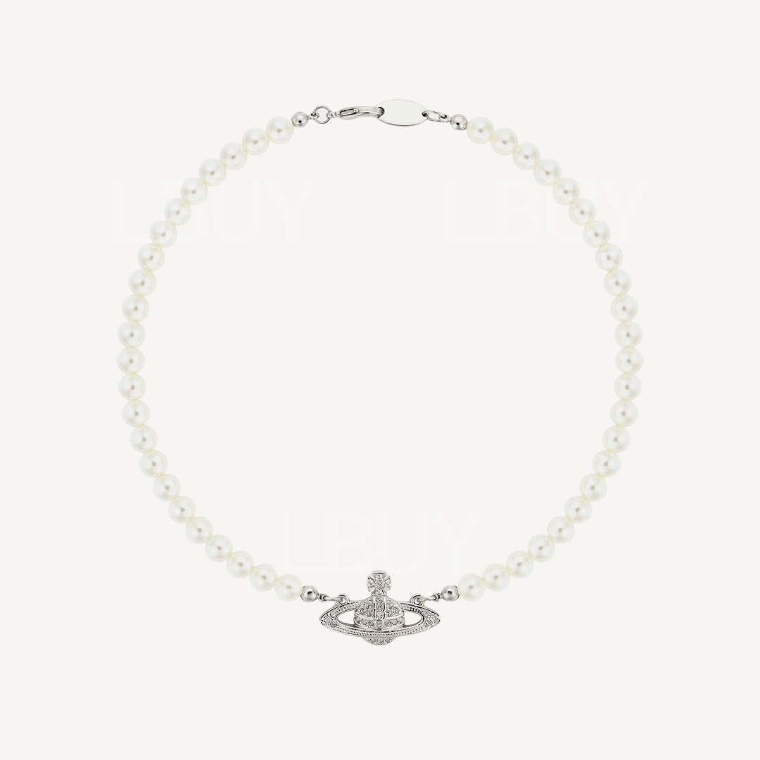 Vivienne Westwood Mini Bas Relief Pearl Necklace 珍珠頸鏈