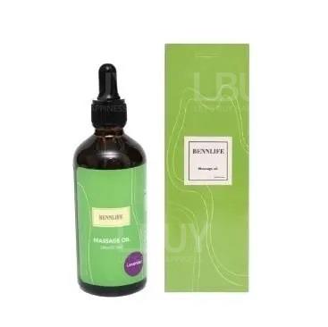 Bennlife USA 植物按摩油 100ml - 薰衣草(Lavender) 促進情緒平靜 舒緩緊張 幫助入睡 改善失眠 鎮靜受刺激皮膚 抗菌 消炎 MassageOil_Lavender