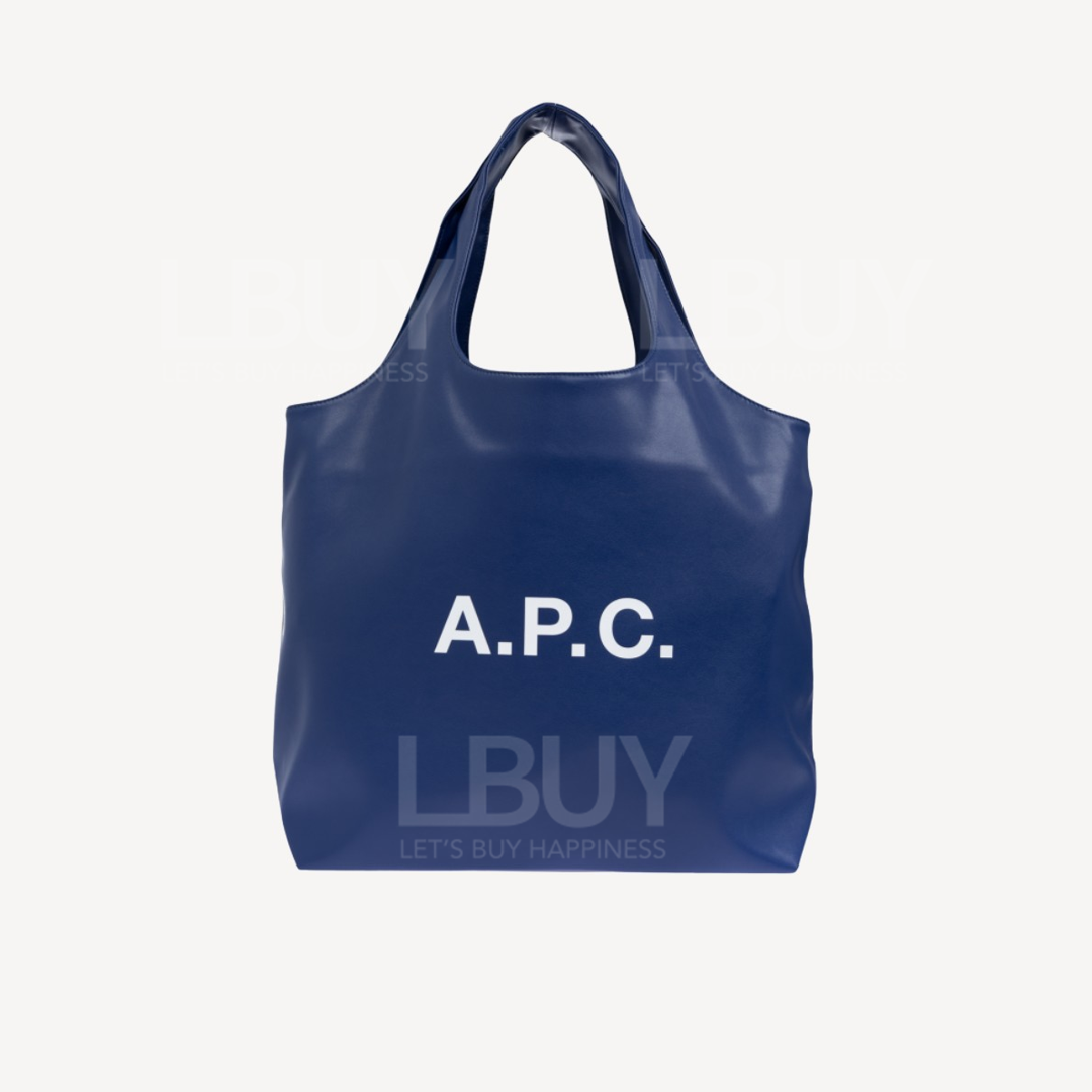 A.P.C. Logo Ninon Large Tote Bag 海军蓝色 大号手挽袋