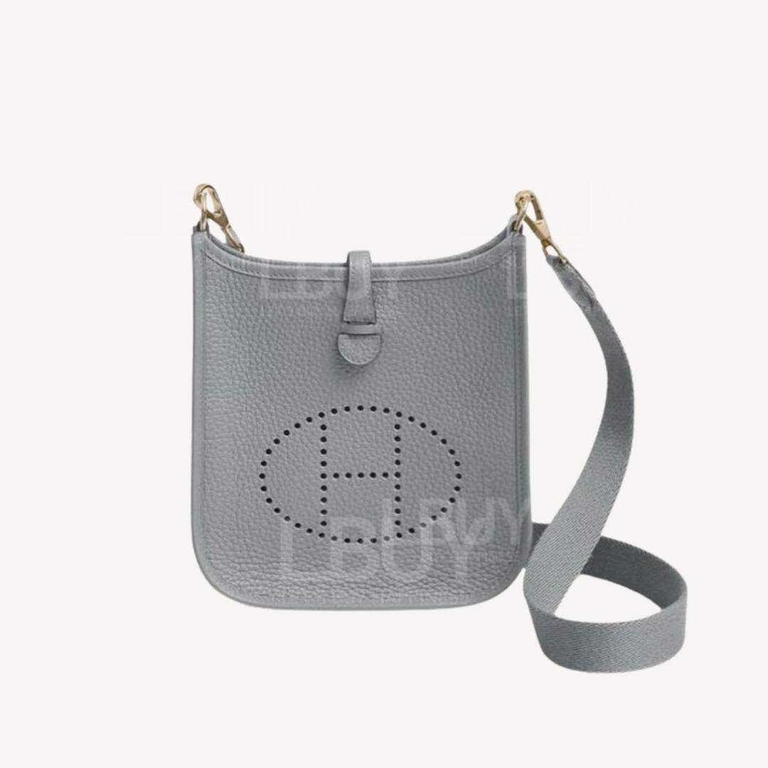 Hermes Mini Evelyne 16 Amazone Bag 木偶灰金扣