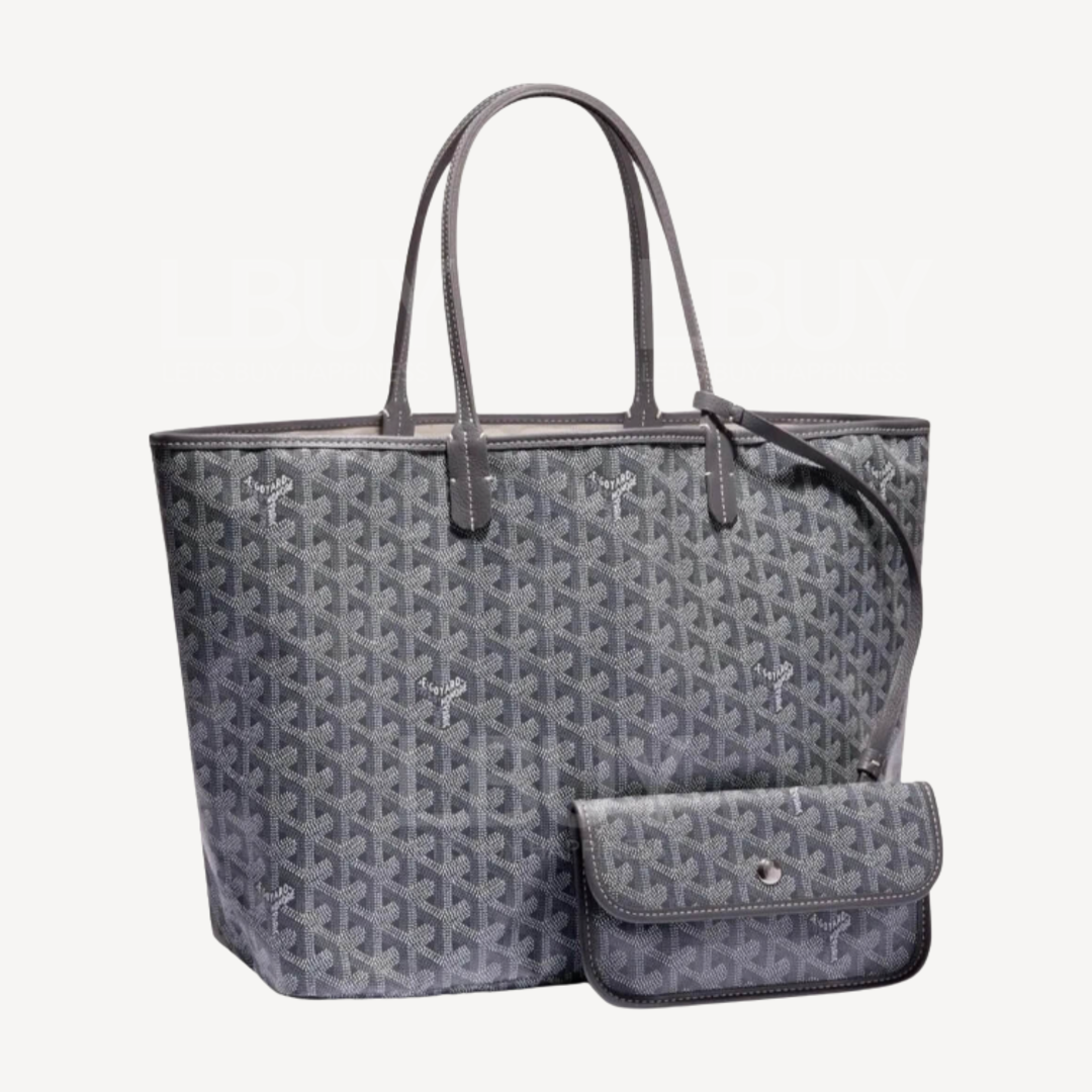 Goyard Saint Louis Bag GM Shoulder Bag Handbag Grey