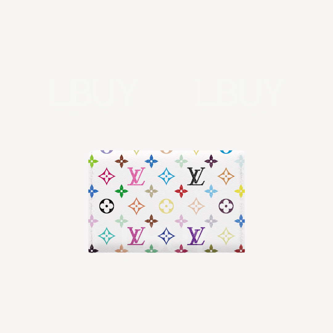 LV x TM Slim 卡片套 白色彩色 M27495