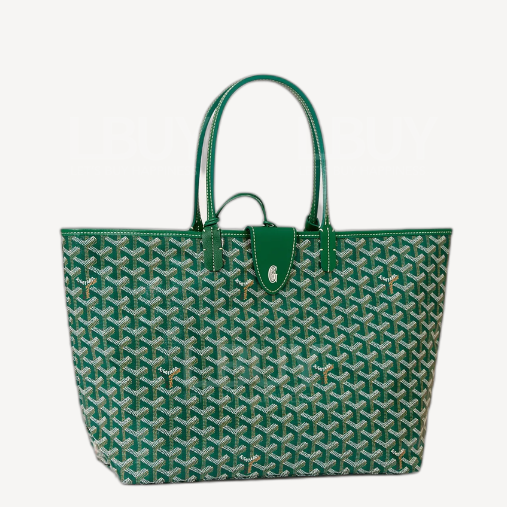 Goyard Saint Louis Bag PM 单肩手袋手挽袋 附皮革磁石夹 绿色