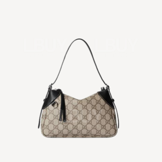 Gucci GG Emblem 小號斜孭袋 黑色 815218