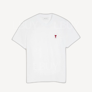 Ami Paris Regular fit 白色红心 T-shirt 中性