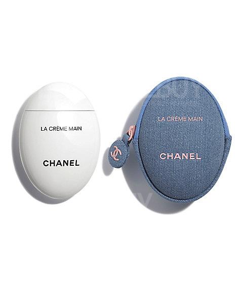CHANEL LA CRèME MAIN 50g 护手霜 + Denim Pouch
