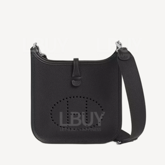 Hermes Evelyne 23 Bag 黑色 銀扣