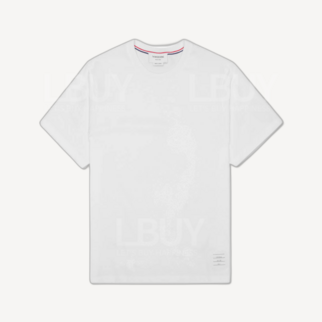 Thom Browne Jersey Relaxed Side Slit 短袖T恤 白色 MJS067A