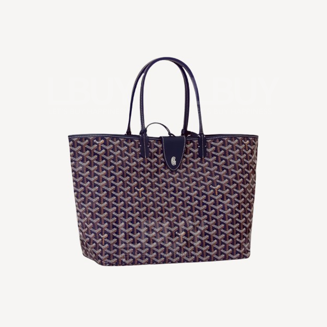 Goyard Saint Louis Bag PM 單肩手袋手挽袋 附皮革磁石夾 深藍色
