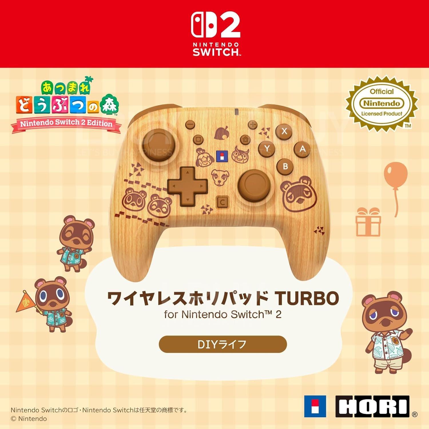 HORI 無線控制器 TURBO DIY生活 for Nintendo Switch 2