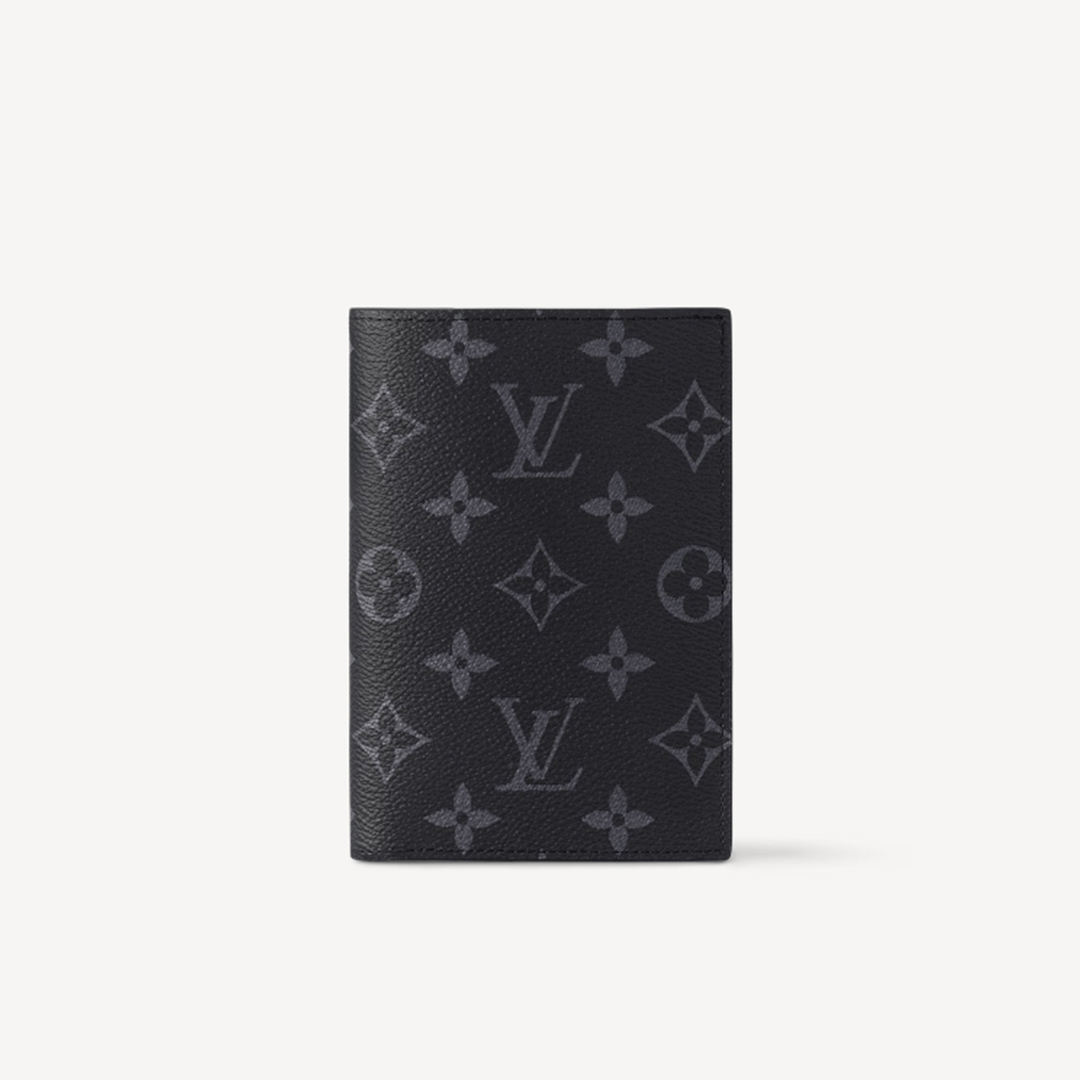 LV 護照封套 黑色 M64501