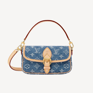 LV Nano Diane 蓝色牛仔布 手袋单肩袋 M27700
