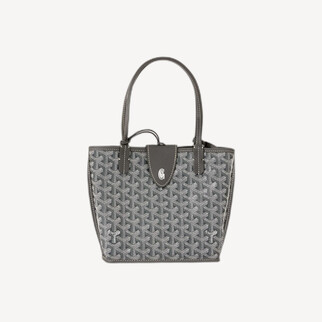 Goyard Anjou Mini Bag 单肩手袋手挽袋 附皮革磁石夹 灰色