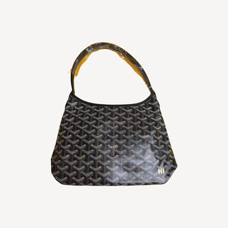 Goyard Boheme Hobo Mini 限量版單肩袋 黑色 併黃色繪字 HI