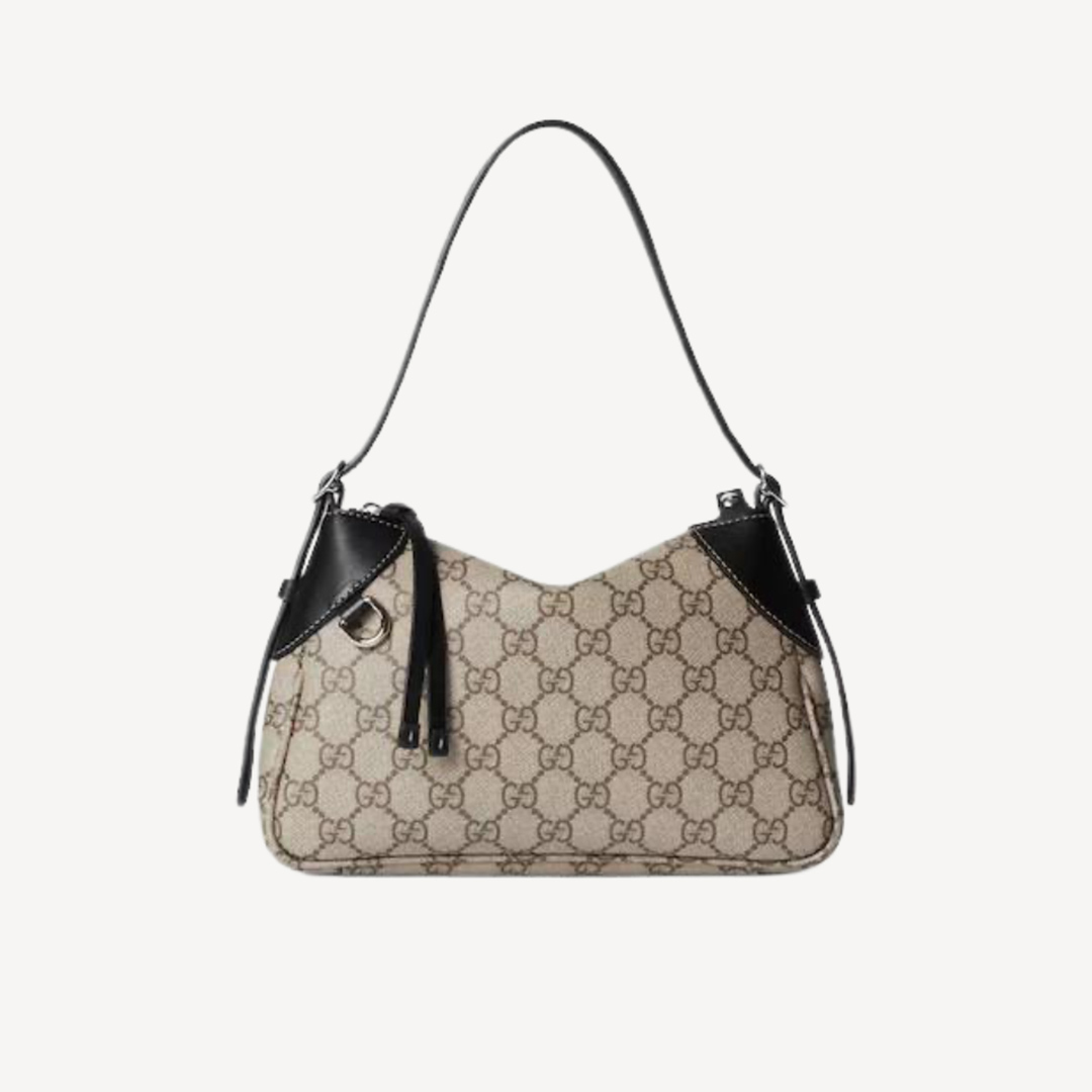 Gucci GG Emblem 小號斜孭袋 黑色 815218