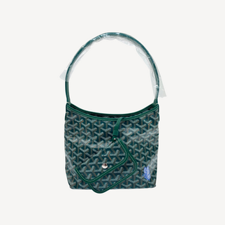 Goyard Boheme Hobo Mini 限量版單肩袋 綠色 併藍色彩繪四葉草