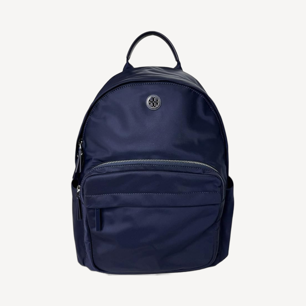 Tory Burch Logo 尼龍背囊背包 深藍色 173559